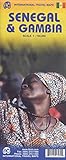 Senegal 1740000 Gambia 1340000 Travel Map International Travel Maps