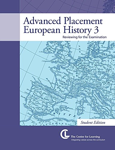 Cover of Advanced Placement European History 3