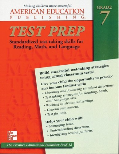Cover of Test Prep, Grade 7