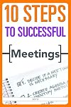 10 Steps to Successful Meetings