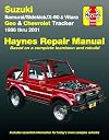 Suzuki Samurai/Sidekick/X-90 & Geo & Chevrolet Tracker: 1986 thru 2001: All 4-cylinder models (Haynes Manuals)
