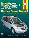 Dodge Caravan Chrysler Voyager Town Country 2003 Thru 2007 Haynes Repair Manual 2003 Thru 2007 Haynes Automotive Repair Manual