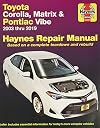 Toyota Corolla 2003-2011 Repair Manual (Haynes Repair Manual)