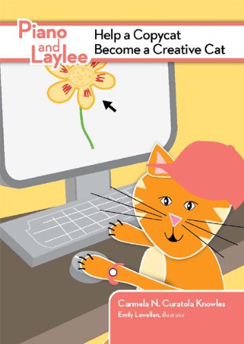 Cover of Piano and Laylee help a copycat become a creative cat