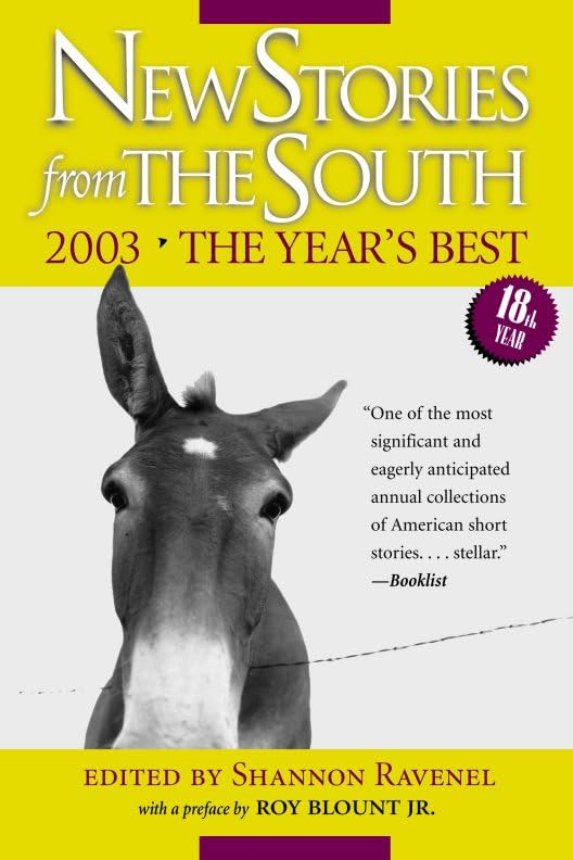 New Stories from the South 2003 book cover