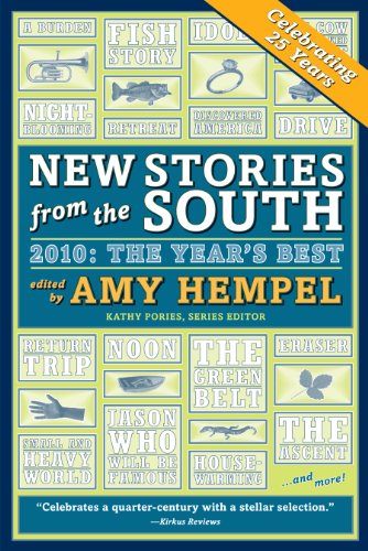 New Stories from the South 2010 book cover