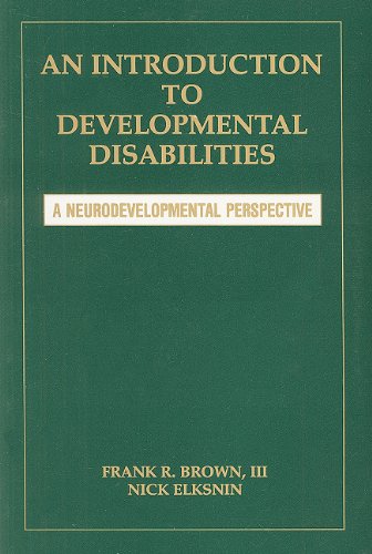 Cover of An Introduction to developmental disabilities