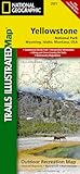 Yellowstone National Park National Geographic Trails Illustrated Map 201