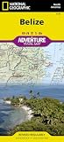 Belize National Geographic Adventure Map 3106