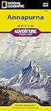 Annapurna Nepal National Geographic Adventure Map 3003