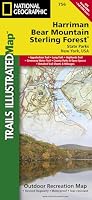 Harriman and Bear Mountain, Sterling Forest State Parks (Trails Illustrated Map)