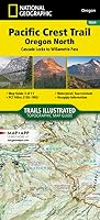 Pacific Crest Trail, Oregon North : Topographic Map Guide