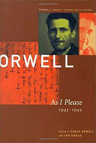 As I Please, 1943-1945 book cover