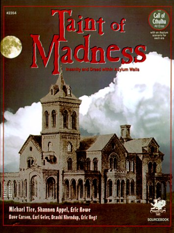 Taint of Madness: Insanity and Dread Within Asylum Walls book cover