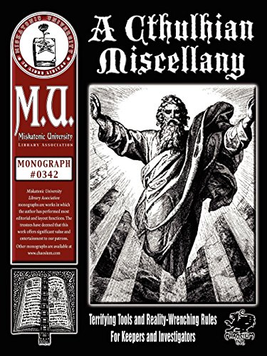A Cthulhian Miscellany book cover