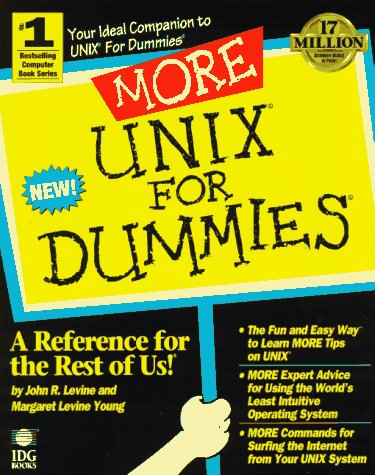 More Unix for Dummies book cover