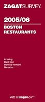 Zagat Survey Boston Restaurants 2005/06