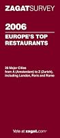 Zagat Survey Europe's Top Restaurants 2006