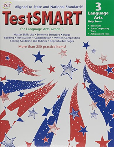 Cover of TestSMART Language Arts Grade 3