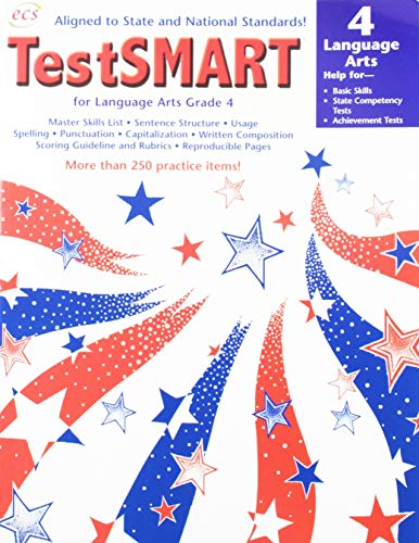 Cover of TestSMART Language Arts Grade 4