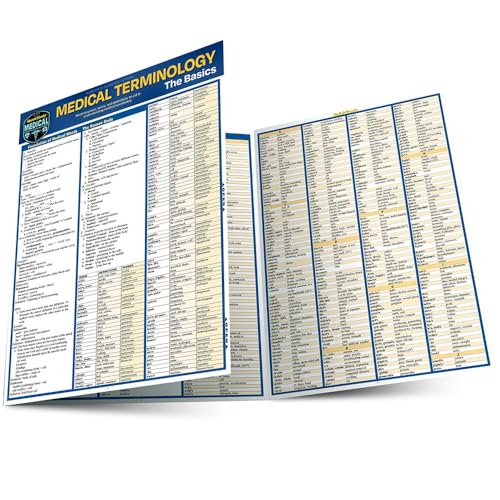 Medical Terminology: The Basics QuickStudy Laminated Reference Guide (QuickStudy Academic)