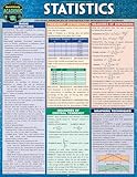 Statistics Laminate Reference Chart Parameters Variables Intervals Proportions Quickstudy Academic 