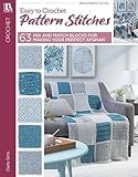 63 Easytocrochet Pattern Stitches Combine To Make An Heirloom Afghan Leisure Arts 555