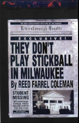 They Don't Play Stickball in Milwaukee book cover