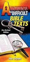 Answers to Difficult Bible Texts