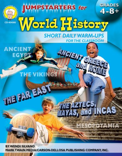 Jumpstarters for World History, Grades 4 - 8 book cover