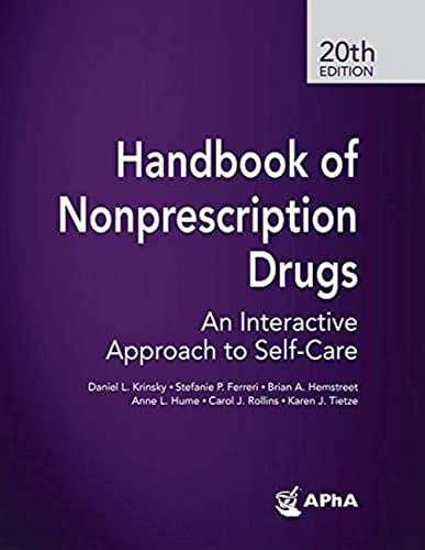 Handbook of Nonprescription Drugs: An Interactive Approach to Self-Care: Daniel L. Krinsky