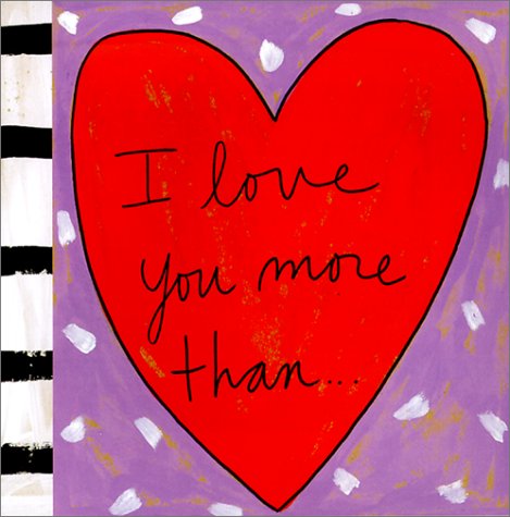 I Love You More Than book cover