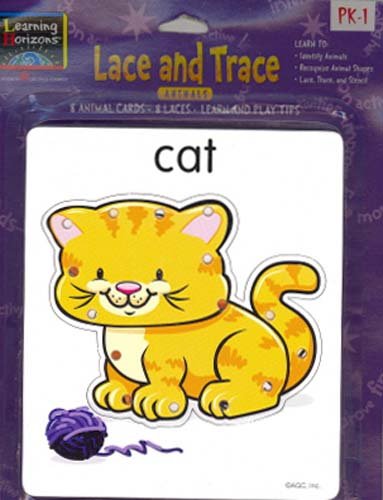 Cover of Lace and Trace Animals with Book(s) and Other (Hands-On Learning)