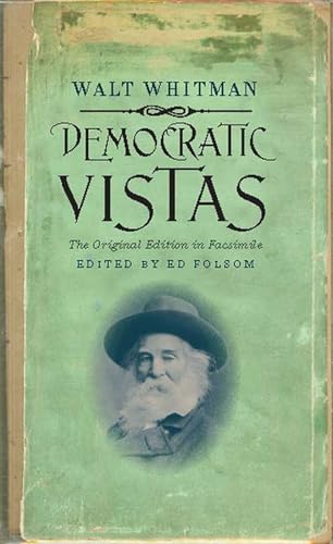 Democratic Vistas: The Original Edition in Facsimile cover