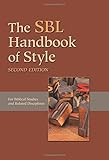 The Sbl Handbook Of Style