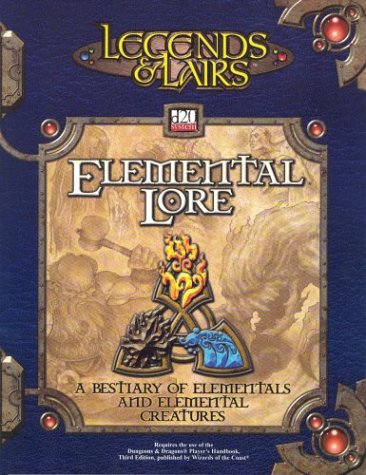 Legends & Lairs: Elemental Lore book cover
