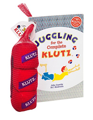 Juggling for the Complete Klutz 5.5" Length x 2.5" Width x 8.5" Height, Red, White