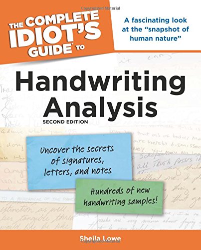 The Complete Idiot's Guide to Handwriting Analysis book cover