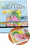 Deluxe Then and Now Bible Maps with CD-Rom: Bible Atlas with Clear Plastic Overlays of Modern Cities and Countries