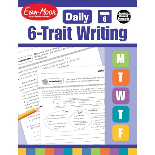 Evan-Moor Daily 6-Trait Writing, Grade 6 cover