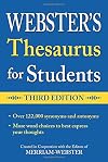 Webster's Federal Street Press Thesaurus for Students, 3rd Edition, Paperback, Grades 6 and Up, 352 Pages
