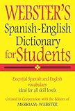 Websters Spanishenglish Dictionary For Students Spanish And English Edition