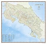National Geographic Costa Rica Wall Map 38 X 36 Inches National Geographic Reference Map