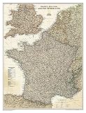 National Geographic France Belgium And The Netherlands Executive Wall Map Laminated 23 X 30 Inches National Geographic Reference Map