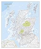 National Geographic Scotland Classic Wall Map 30 X 36 Inches National Geographic Reference Map