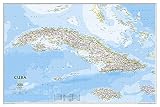 National Geographic Cuba Classic Wall Map Poster Size 36 X 24 Inches National Geographic Reference Map