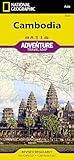 National Geographic Adventure Travel Map Cambodia