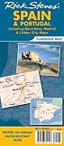 Rick Steves Spain Portugal Planning Map Including Barcelona Madrid Lisbon City Maps