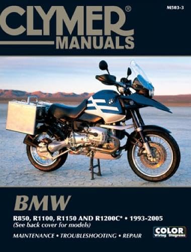 Clymer BMW R850, R1100, R1150 and R1200c, 1993-2005 (Clymer Color Wiring Diagrams)
