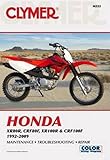 Honda Xr80r Crf80f Xr100r Crf100f 19922009 Clymer Color Wiring Diagrams